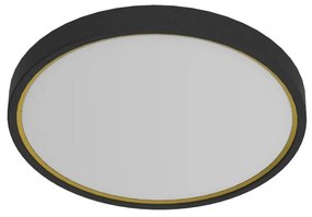 Φωτιστικό Μπάνιου - Πλαφονιέρα Noxy 2015356103 Dimmable Led 3000K 1500lm 35x5cm Black Nordlux Aluminium, Plastic