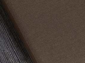 Γωνιακός Καναπές Scandinavian Choice C158, Μαύρο, Καφέ, 345x285x86cm, Πόδια: Πλαστική ύλη | Epipla1.gr