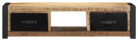 vidaXL ντουλάπι τηλεόρασης  100x30x25 cm Στερεό ακατέργαστο ξύλο Mango