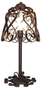 Επιτραπέζιο Φωτιστικό HL-3586-1T Lewis Old Bronze  Homelighting Metal