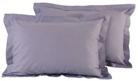 Ζεύγος Μαξιλαροθήκες Oxford (50x70) Das Home Best Line Λιλά