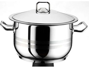 Κατσαρόλα Arian 430 ISF00100124 6lt 24x14cm Inox Isfa Metal 24cm Stainless Steel