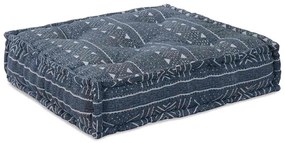 vidaXL Μοδάτος Καναπές Patchwork Εκτύπωση Ινδigo 70 x 70 x 56 εκ