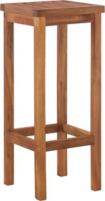 vidaXL Σκαμπό Μπαρ 2 τεμ. από Μασίφ Ξύλο Ακακίας