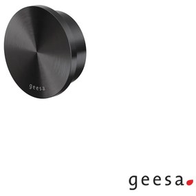 Άγκιστρο Μονό Μεγάλο Ø54x1,9 cm Geesa Opal Black Brushed PVD 7245-411