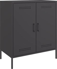 vidaXL Ντουλάπι Μαύρο 68x39x79 εκ. από Ατσάλι