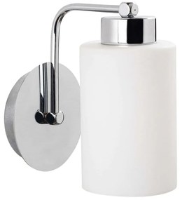 Φωτιστικό Τοίχου - Απλίκα Balcova 525NOR1175 Φ12x20cm 1xE27 40W Silver-White Opviq