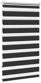 vidaXL Ρόλερ Zebra Μαύρο 70 x 120cm