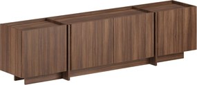 Έπιπλο Τηλεόρασης Milano Καρυδί FLOMEGE 180x35x46