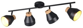 Φωτιστικό Σποτ Reality Lighting -RL VALENTIN R81924032 Μαύρο Ματ (Black Mat)