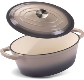 Κατσαρόλα Oval Εμαγιέ 28x11.2cm 3.5lt Lamart IRON LT1305
