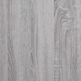 vidaXL Δισκοθήκη Γκρι Sonoma 100 x 38 x 48 εκ. από Επεξεργασμένο Ξύλο