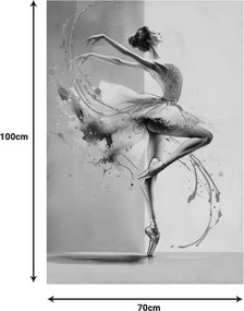 Πίνακας σε καμβά Dancito 3D Inart 70x2.5x100εκ