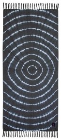 Πετσέτα Θαλάσσης - Παρεό 3848 Black Θαλάσσης 80x170cm 100% Cotton