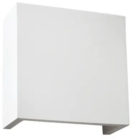 Απλίκα Φωτιστικό Τοίχου Γύψος G85261W Aca-G85261W-Λευκό G85261W