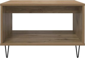 vidaXL Τραπεζάκι σαλονιού artisan δρυς 60 x 50 x 40 εκ