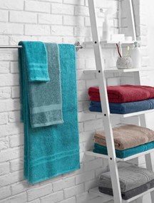 Πετσέτα FROVA CLOUDY AQUA σετ-πετσέτες-3-τεμαχίων-30-x-50-50-x-90-80-x-150-εκ