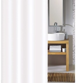 430283 Kleine Wolke Shower Curtain "Phoenix" 180x200 cm White - Λευκό