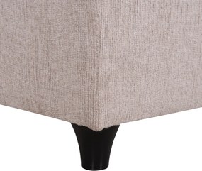 ΚΡΕΒΑΤΙ MILO HM616.32 ΜΠΕΖ ΥΦΑΣΜΑ ΓΙΑ ΣΤΡΩΜΑ 160x200εκ