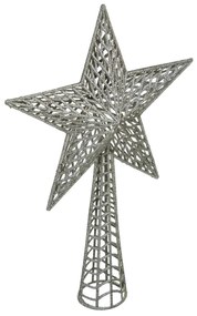 Χριστουγεννιάτικη Κορυφή Δέντρου (25x37.5) A-S Silver 166014D