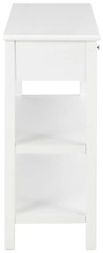 vidaXL Κονσόλα Λευκή 110 x 35 x 80 εκ. από MDF