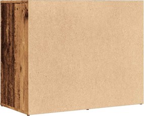 vidaXL Ντουλάπι ντύσιμο Παλιό ξύλο 80x40x65 cm Κατασκευασμένο ξύλο