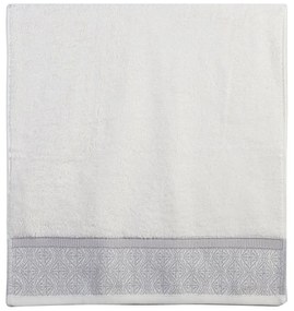 Πετσέτα Kleran Ecru-Grey Nef-Nef Προσώπου 50x90cm 100% Βαμβάκι