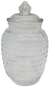 Βάζο Γυάλινο Με Καπάκι 791897 2200ml Clear Ankor Glass