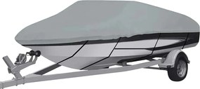 vidaXL Κάλυμμα Σκάφους Γκρι 660x235x40 εκ.
