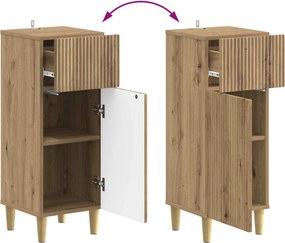 vidaXL Σετ Ντουλαπιών Μπάνιου 2 Τεμαχίων ARNHEM Artisan Δρυς