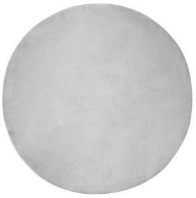 vidaXL Χαλιά Ψεύτικου Κουνελιού Olite Γκρι Ø 100 εκ. Πολυεστέρας
