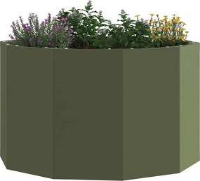 vidaXL Γλάστρα Ελιά Πράσινη 60 x 60 x 35 cm Ατσάλι
