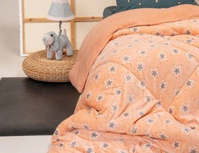 Κουβερτοπάπλωμα Μονό Mini Stars Girl Melinen με πυκνότητα 740gsm και διαστάσεις 160x220cm - Rose