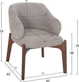 ΣΕΤ ΤΡΑΠΕΖΑΡΙΑΣ 7ΤΜΧ ABAI HM21338.02 ΤΡΑΠΕΖΙ ΑΠΟ MDF--ΚΑΡΕΚΛΕΣ ΜΕ ΜΠΟΥΚΛΕ ΥΦΑΣΜΑ