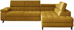 Γωνιακός καναπές Nord-Δεξιά-Moustardi