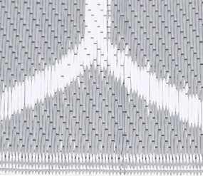 vidaXL Χαλί εξωτερικού χώρου ARAKIL Γκρι 140x200 cm PP