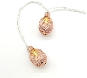 Λαμπάκια Σειρά 10 LED IP20 METAL PINAPPLE Χάλκινο FMCPEAR10WW2AT ACA-FMCPEAR10WW2AT-Χάλκινο FMCPEAR10WW2AT