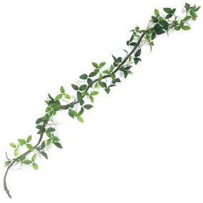 Τεχνητή Γιρλάντα Φίκος Ginseng 8881-7 240cm Green Supergreens Ύφασμα,Πλαστικό