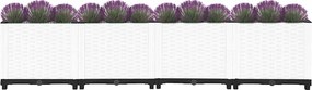 vidaXL Ζαρντινιέρα 160 x 40 x 38 εκ. από Πολυπροπυλένιο