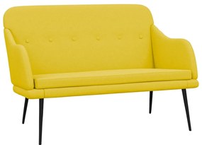 vidaXL Πάγκος Ανοιχτό Κίτρινο 110x76x80 εκ. Υφασμάτινος
