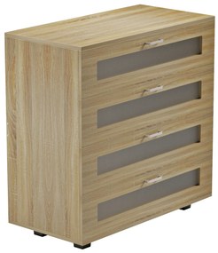 ΣΥΡΤΑΡΙΕΡΑ ΜΕΛΑΜΙΝΗΣ THORGAN HM9880.01 4 ΣΥΡΤΑΡΙΑ-SONAMA ΧΡΩΜΑ 80Χ40Χ83Υεκ
