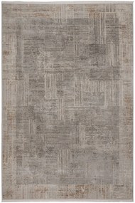 Χαλί Germaine JG68A Light Grey-Grey Βιοκαρπέτ 80X150cm