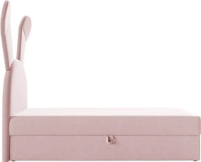 Παιδικό Επενδυμένο Κρεβάτι Bunny Light-Roz-Aristera