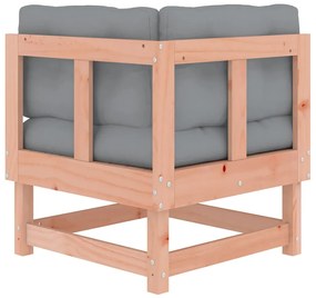 vidaXL Καναπέδες Γωνιακοί με Μαξιλάρια 2 τεμ. Μασίφ Ξύλο Ψευδοτσούγκας