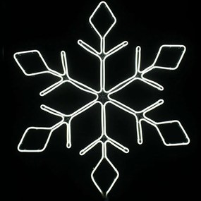 Φωτοσωλήνας Snowflake 600 Led X0860014111 66x57,5+150cm 6W Clear Aca