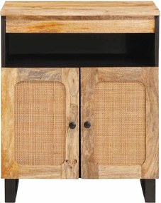 vidaXL Πλαϊνό γραφείο Καφέ 60 x 33 x 75 cm Στερεό ξύλο μάνγκο