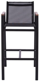 Σκαμπό Μπαρ C5790.02 Ανθρακί Αλουμινίου με Polywood 52x58x108 εκ. 52x58x108 εκ.
