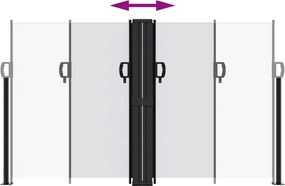 vidaXL Σκίαστρο Πλαϊνό Συρόμενο Λευκό 140 x 1200 εκ.