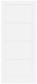 vidaXL Εσωτερική Πόρτα Λευκό 86 x 198.5 cm Κόντρα πλακέ