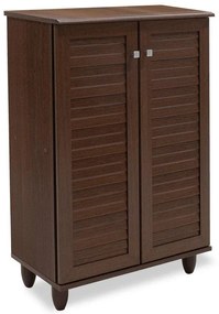 Παπουτσοθήκη-ντουλάπι SANTO 10 ζεύγων χρώμα καρυδί 60x34,5x91,5εκ 60x34.5x91.5 εκ.